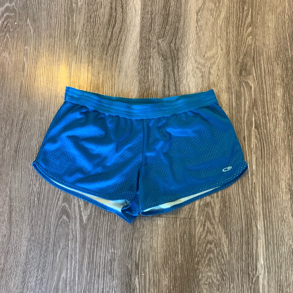 Blue workout/running shorts